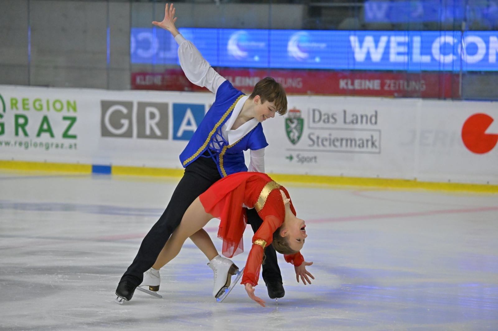 Daryna Zimina und Jan Egorov bei der Icechallenge in Graz 2025